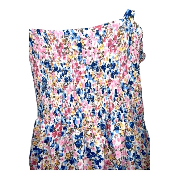 Wallflower Sundress Women’s Floral Padded Adjustable Spaghetti Straps Smocked 3X - Picture 6 of 9